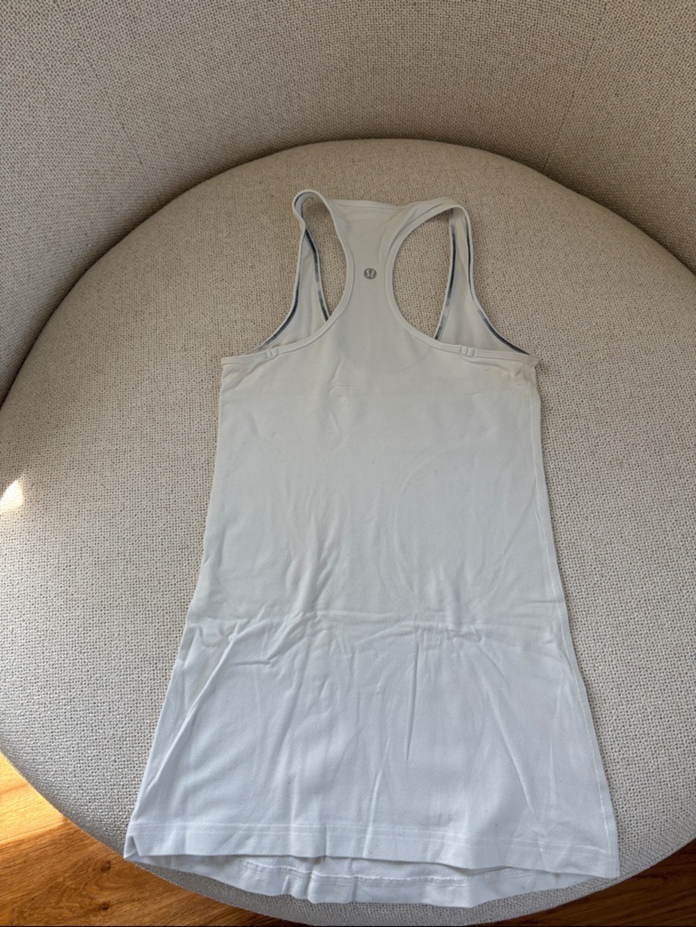 lululemon athletica White Racerback Training Tank